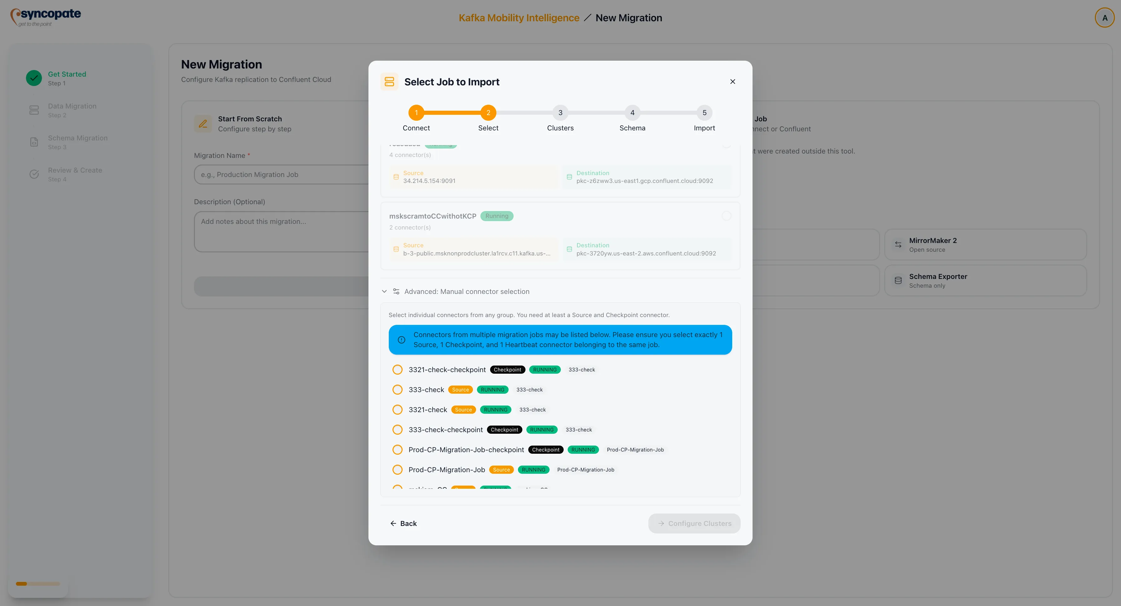 Discover Jobs button and results listing