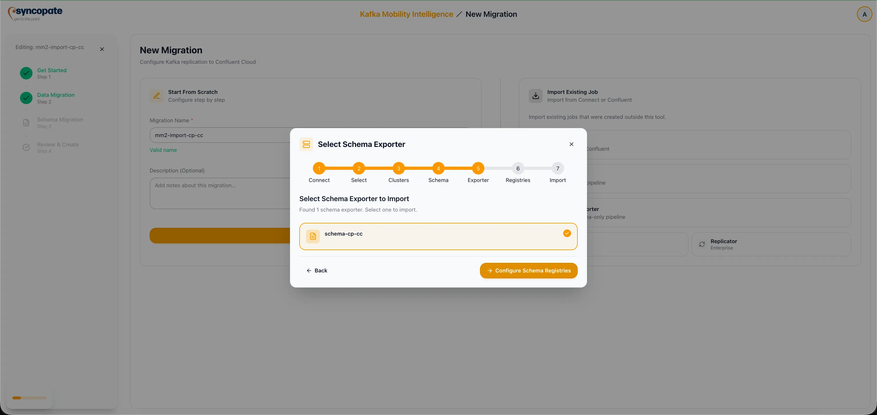 Manual connector selection for custom grouping
