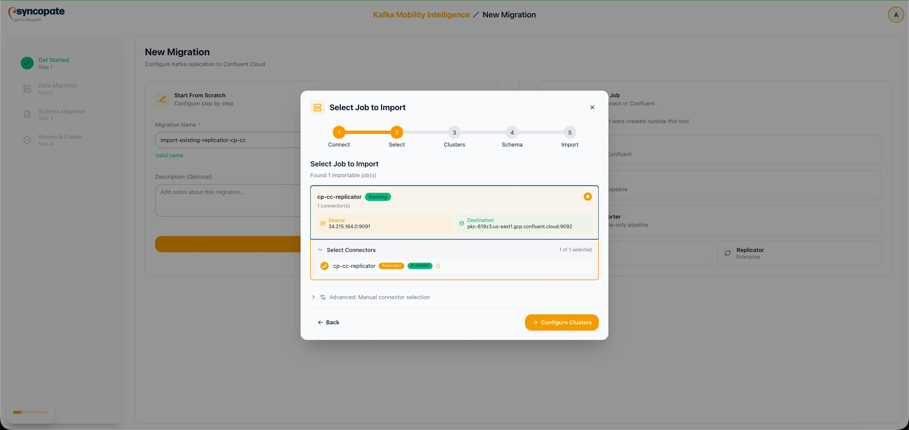 Connection verification for Replicator