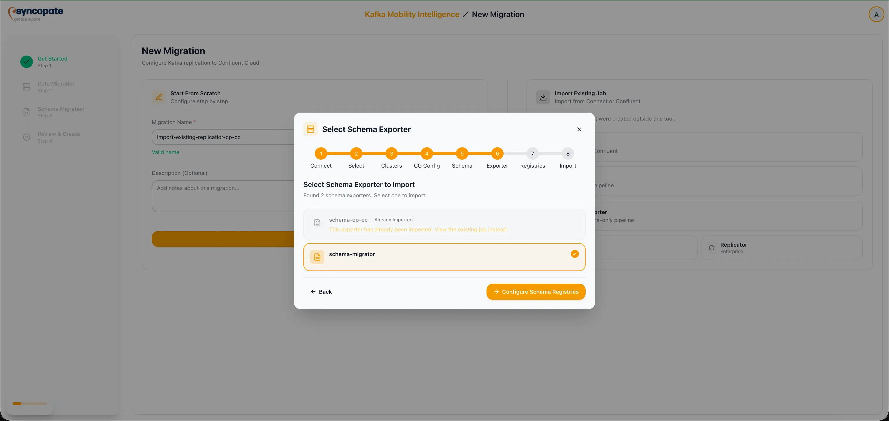 Cluster and schema verification