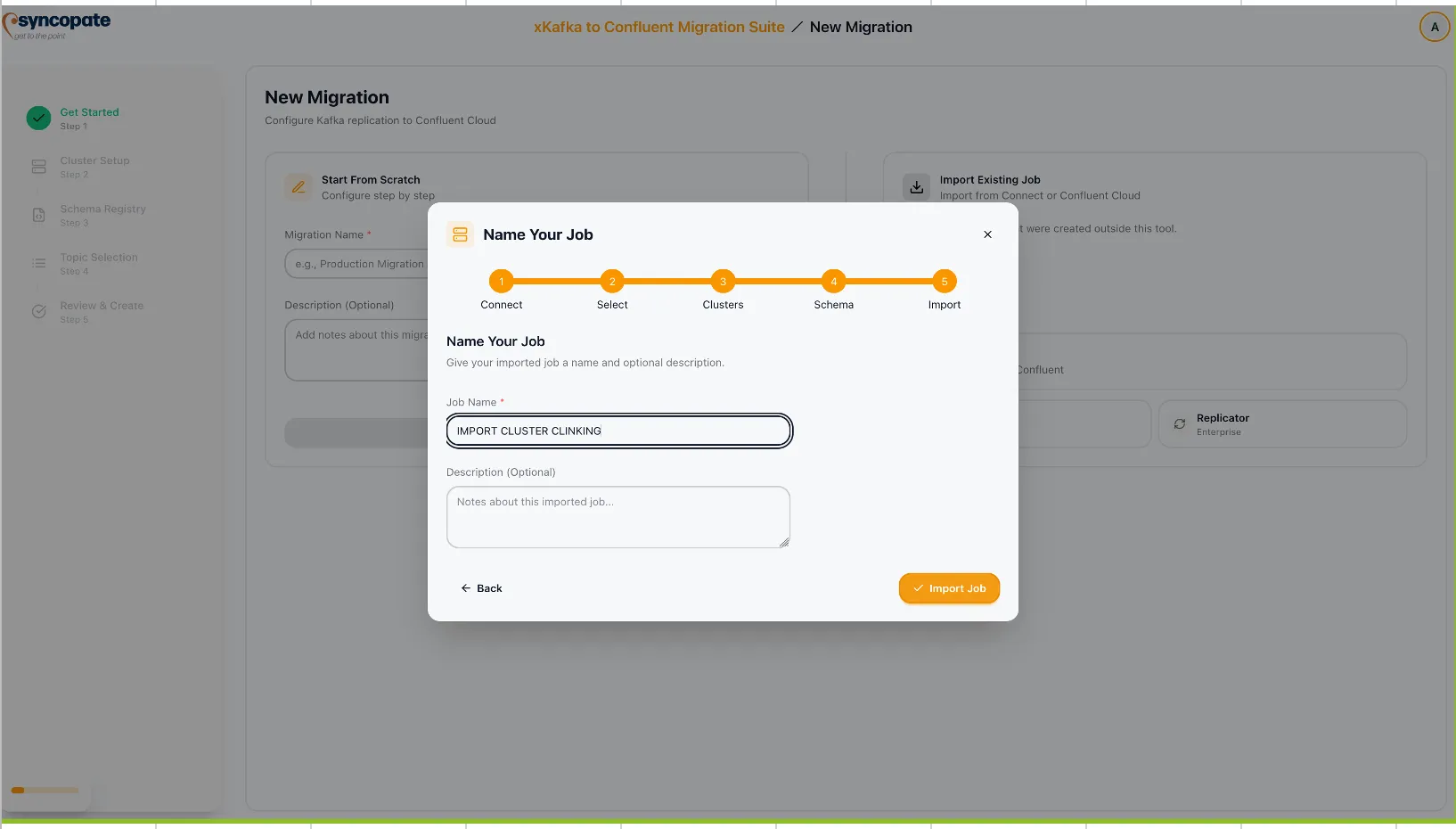 Schema Exporter import for Cluster Link