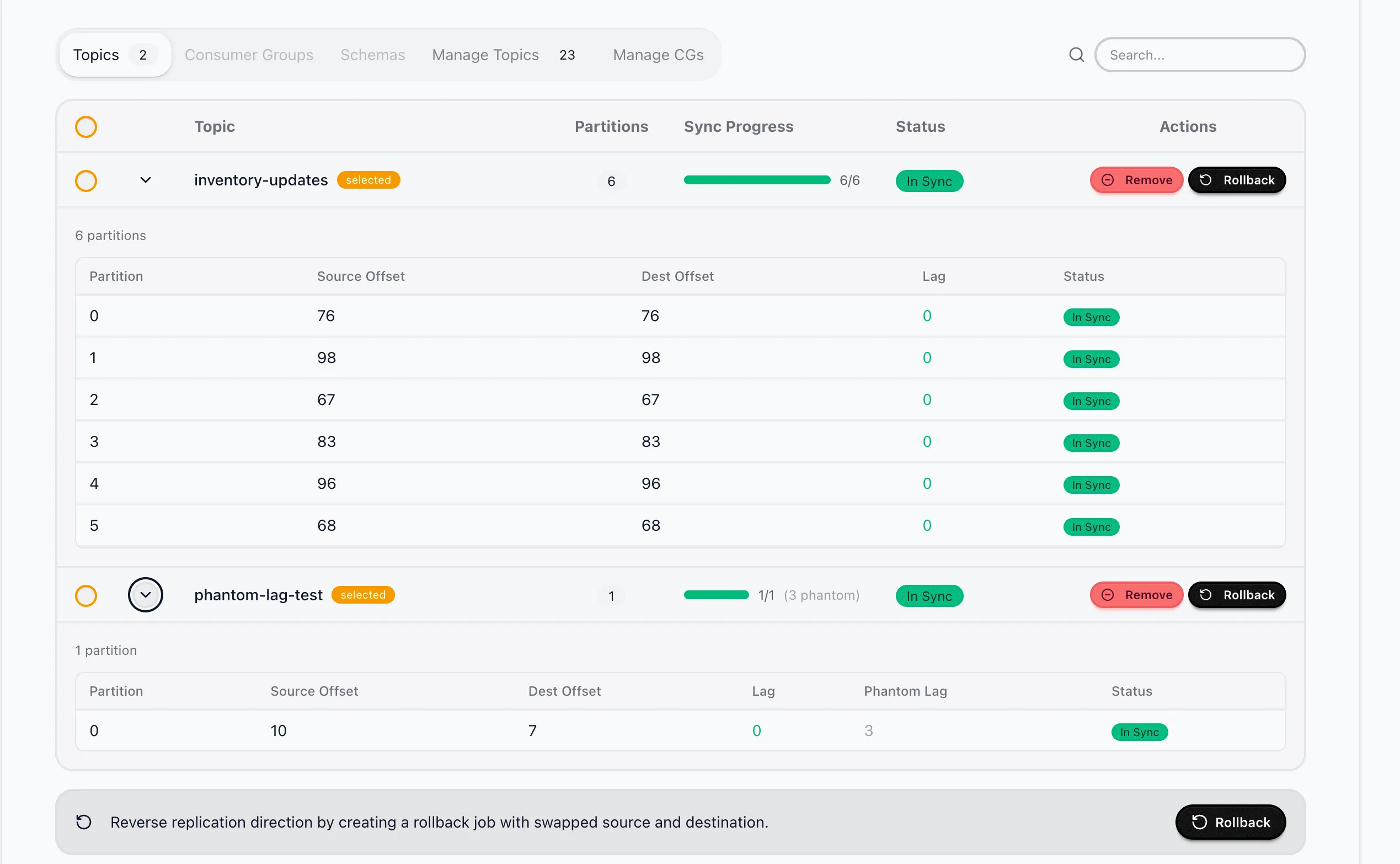 Phantom lag explanation and UI display