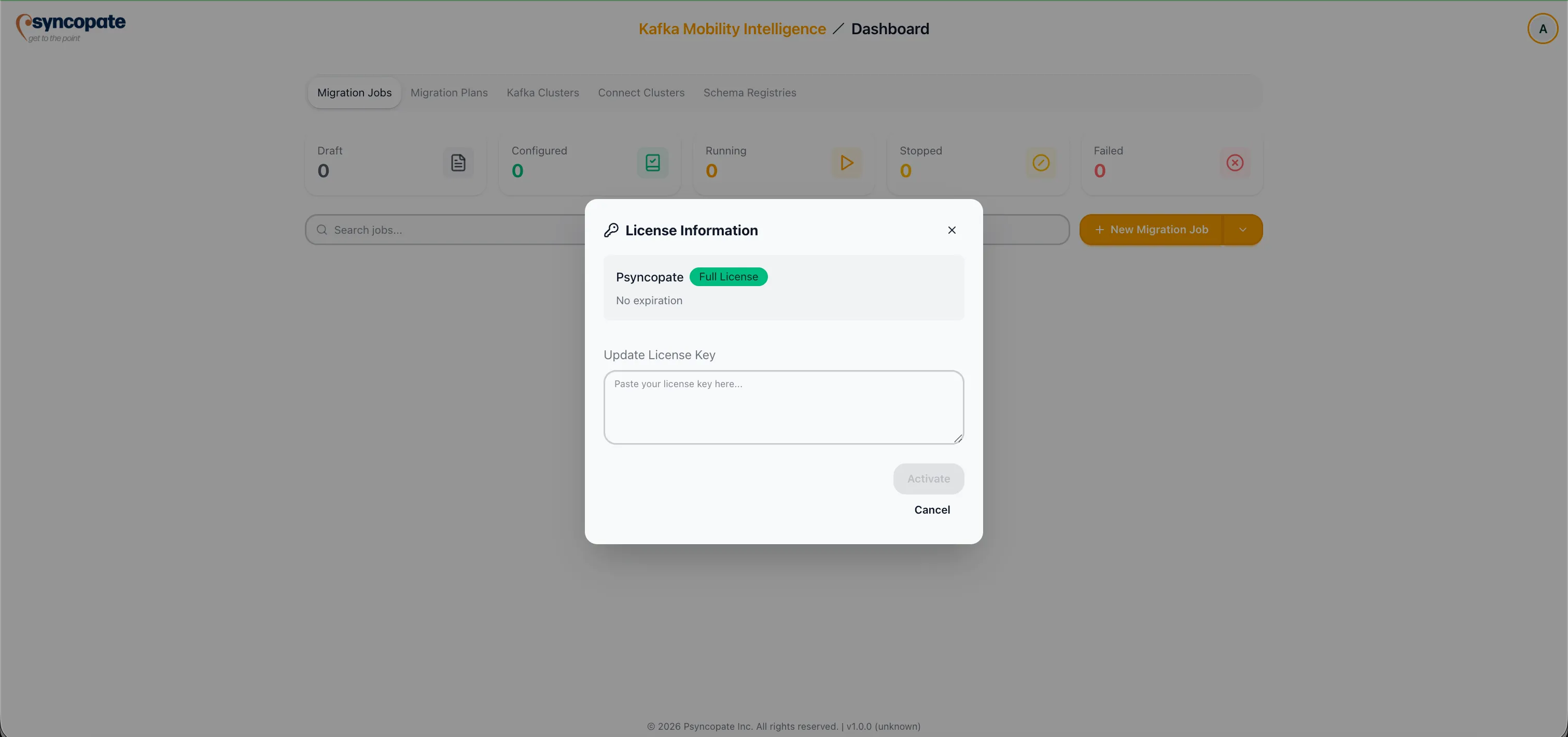 Full license details