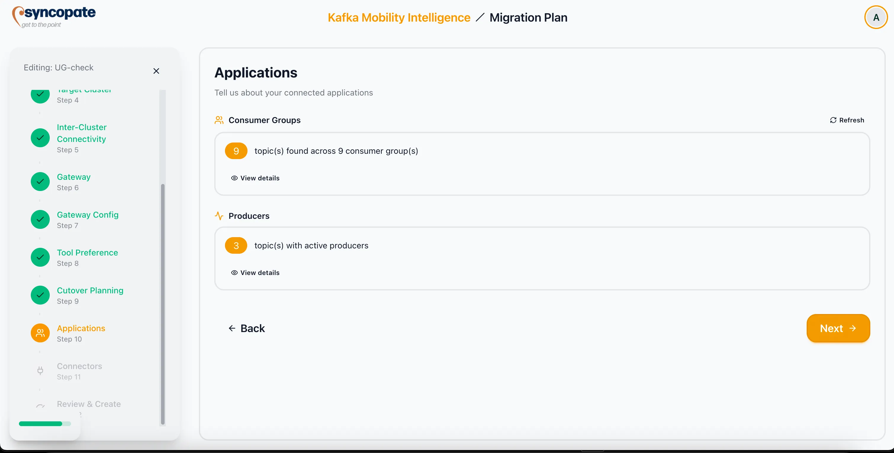 Application dependencies overview