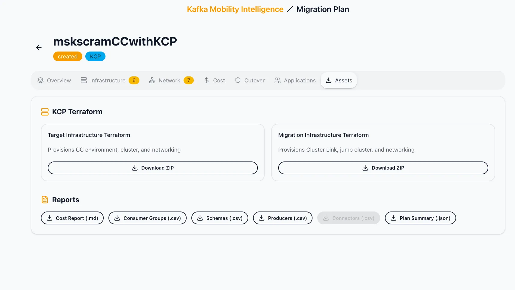 Assets tab with downloadable artifacts