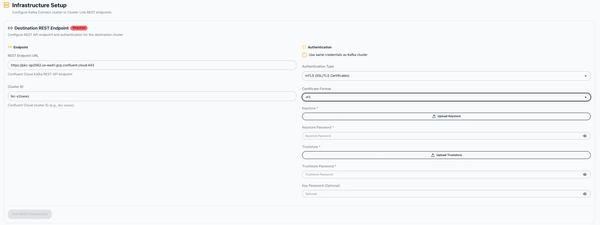 Certificate format selection