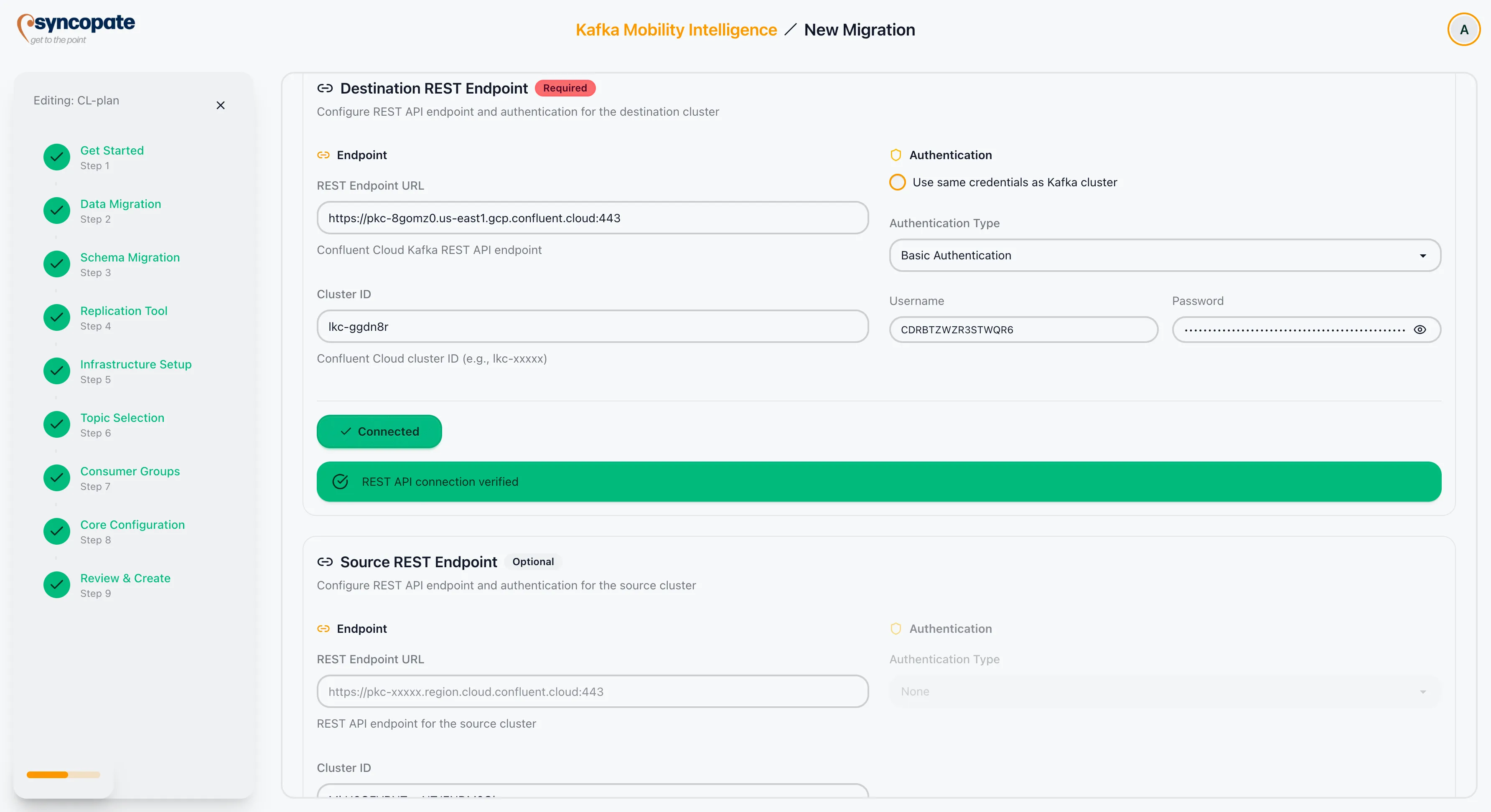 Source-initiated linking mode